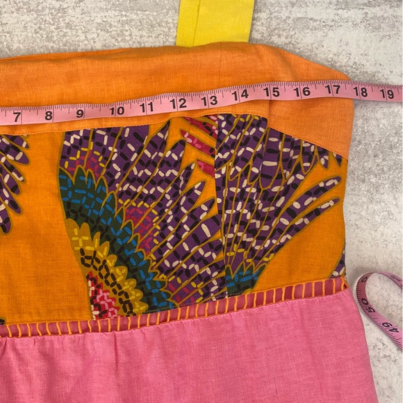 FARM Rio || Rainbow Mixed Prints Maxi Dress Tiered Leopard Medium NWT - Picture 7 of 9